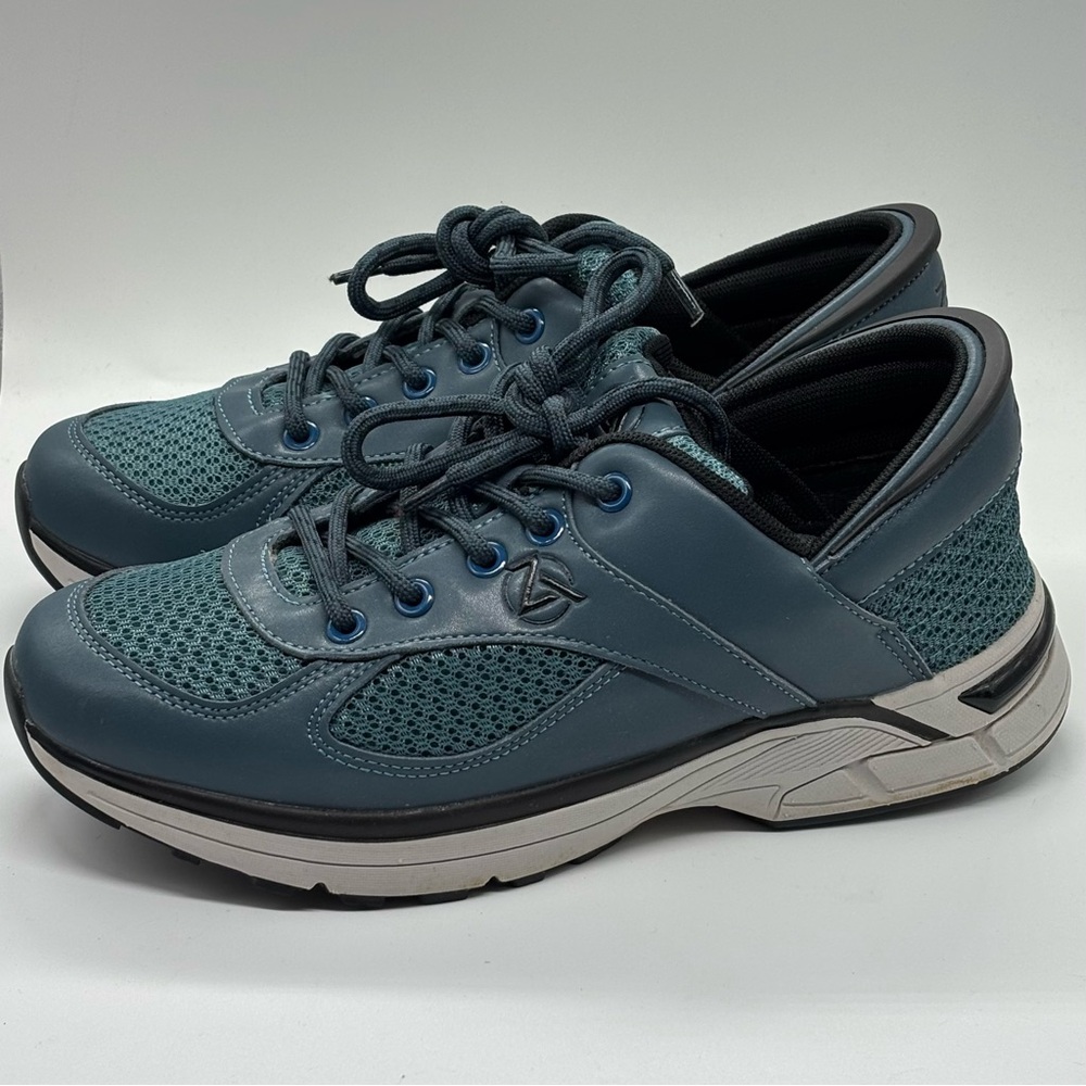 ZEBA Hands-free Slip On Shoes Comfort Athletic Walking Sneakers Teal Size 8